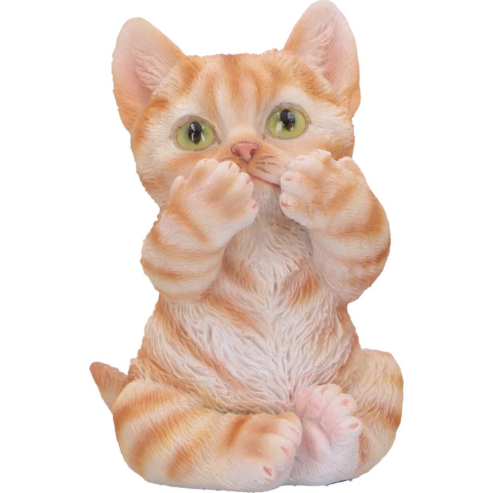 Three Wise Ginger Cats 8.5cm