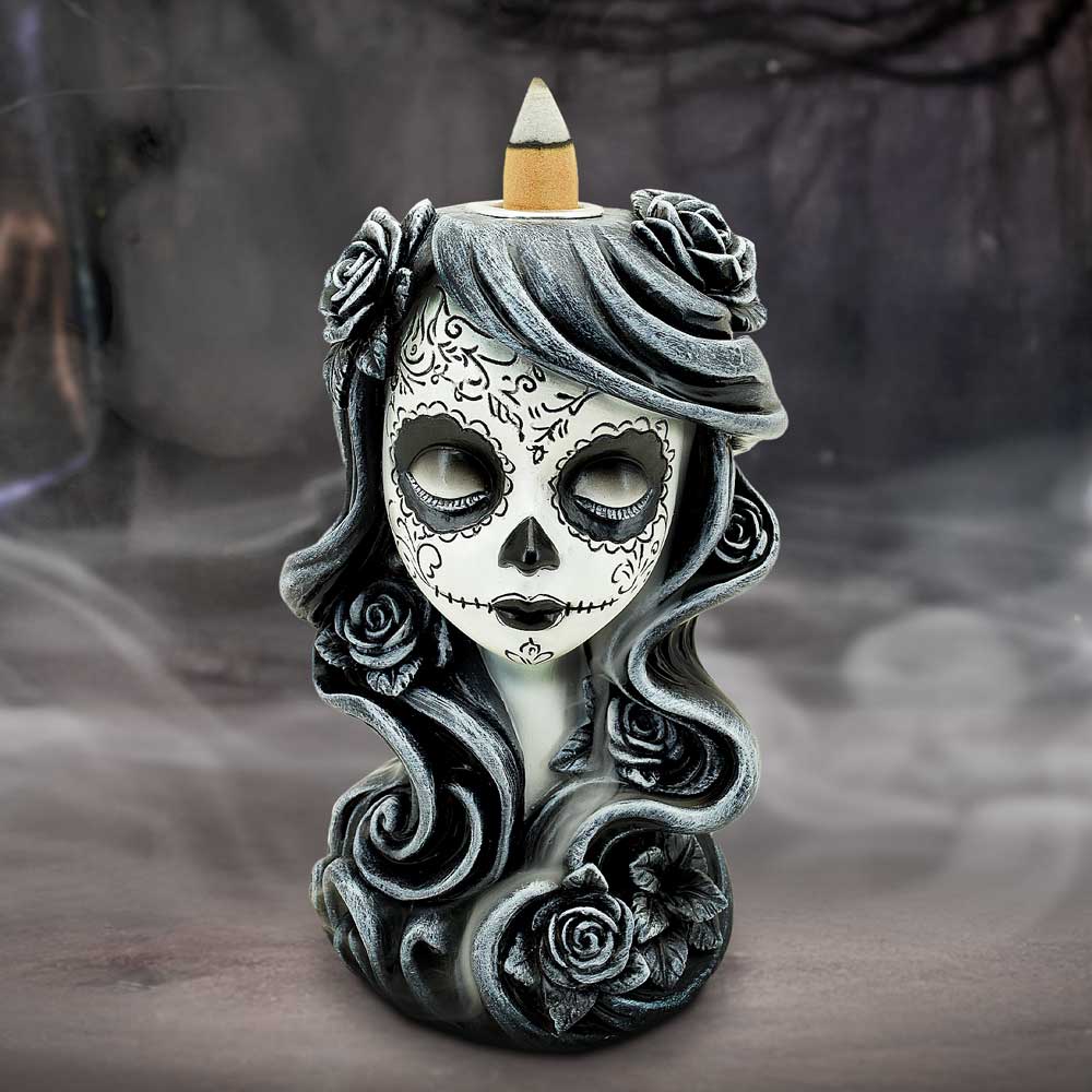 Flor de Muerte Backflow Incense Burner 16.5cm