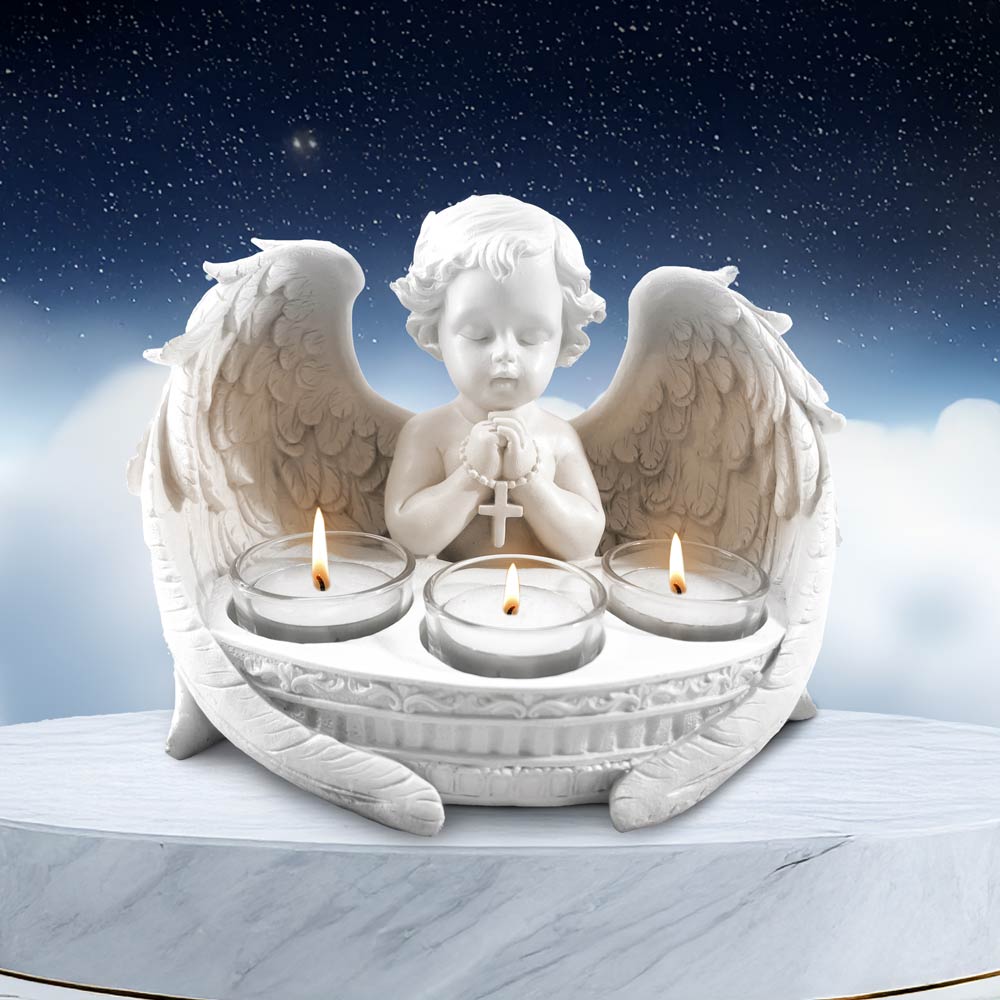 Prayers to Heaven Tea Light Holder 14.5cm
