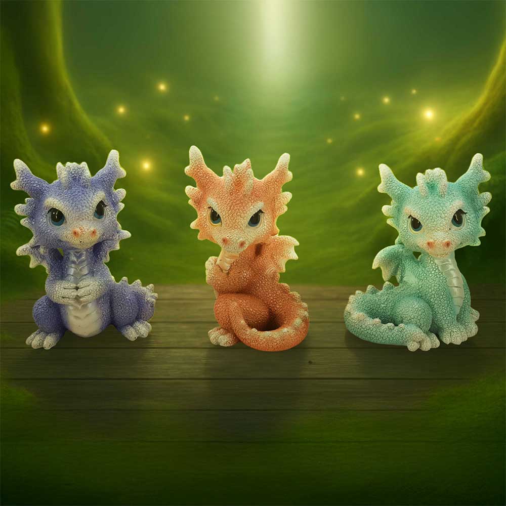 Coralscale Hatchling Trio (set of 3) 8.7cm