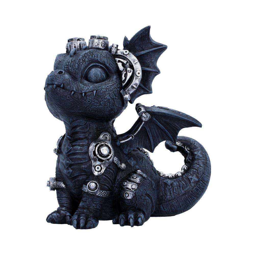 Black Coglet figurine by Nemesis Now, 17.7cm tall, detailed sculpture with intricate design and textured surface.