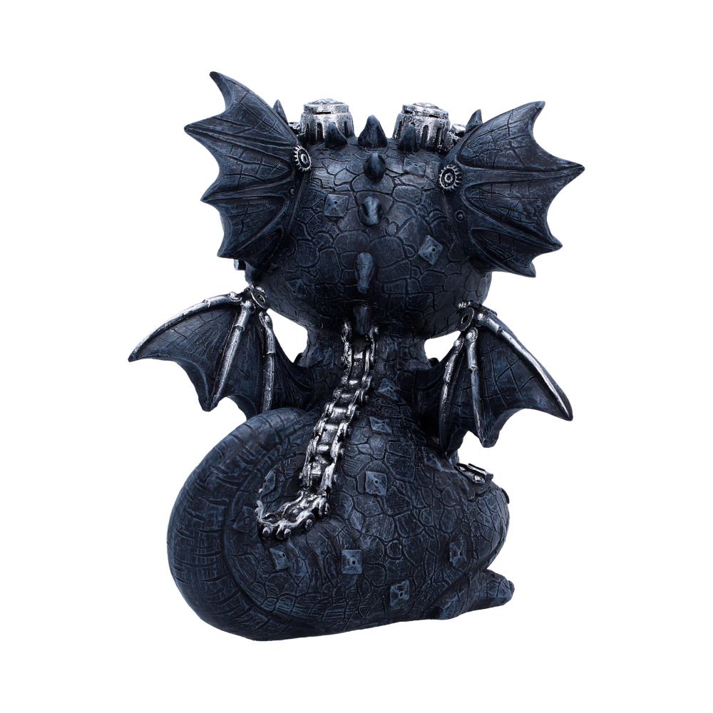 Black Coglet figurine by Nemesis Now, 17.7cm tall, detailed resin sculpture with intricate design and a sleek, matte finish.