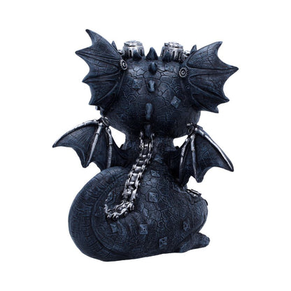 Black Coglet figurine by Nemesis Now, 17.7cm tall, detailed resin sculpture with intricate design and a sleek, matte finish.