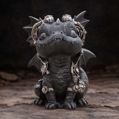 Black Coglet figurine by Nemesis Now, 17.7cm tall, detailed fantasy creature sculpture on a neutral background.