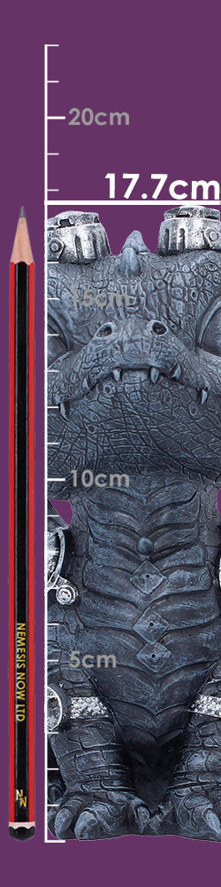 Black Coglet figurine by Nemesis Now, 17.7cm tall, detailed ceramic sculpture with intricate design and dark finish.