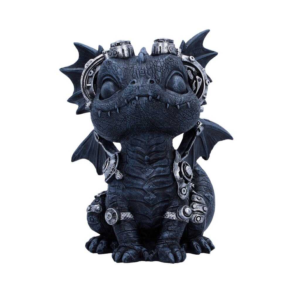 Black Coglet figurine by Nemesis Now, 17.7cm tall, detailed black sculpture with intricate design, suitable for collectors or display.