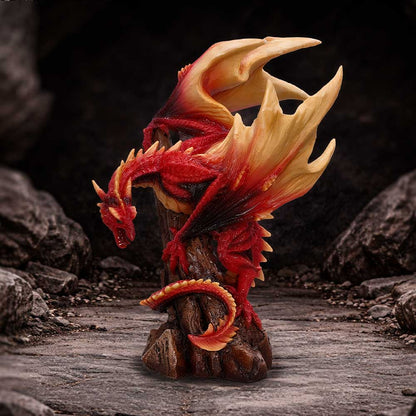 Nemesis Now Vermilion Inferno 22.5cm figurine with fiery design and detailed craftsmanship, perfect for collectors.