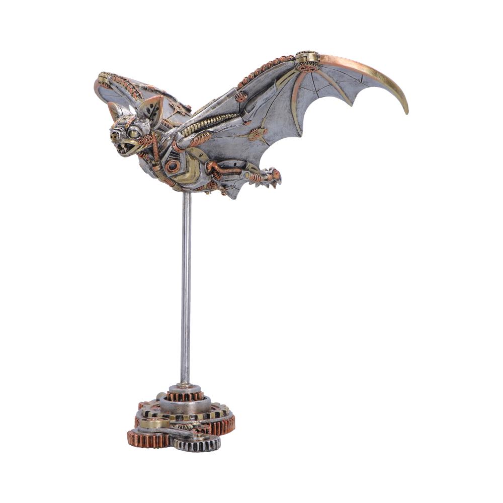 Nemesis Now Nocturne Machina figurine, detailed metallic steampunk robot with intricate design, 32.2cm tall.