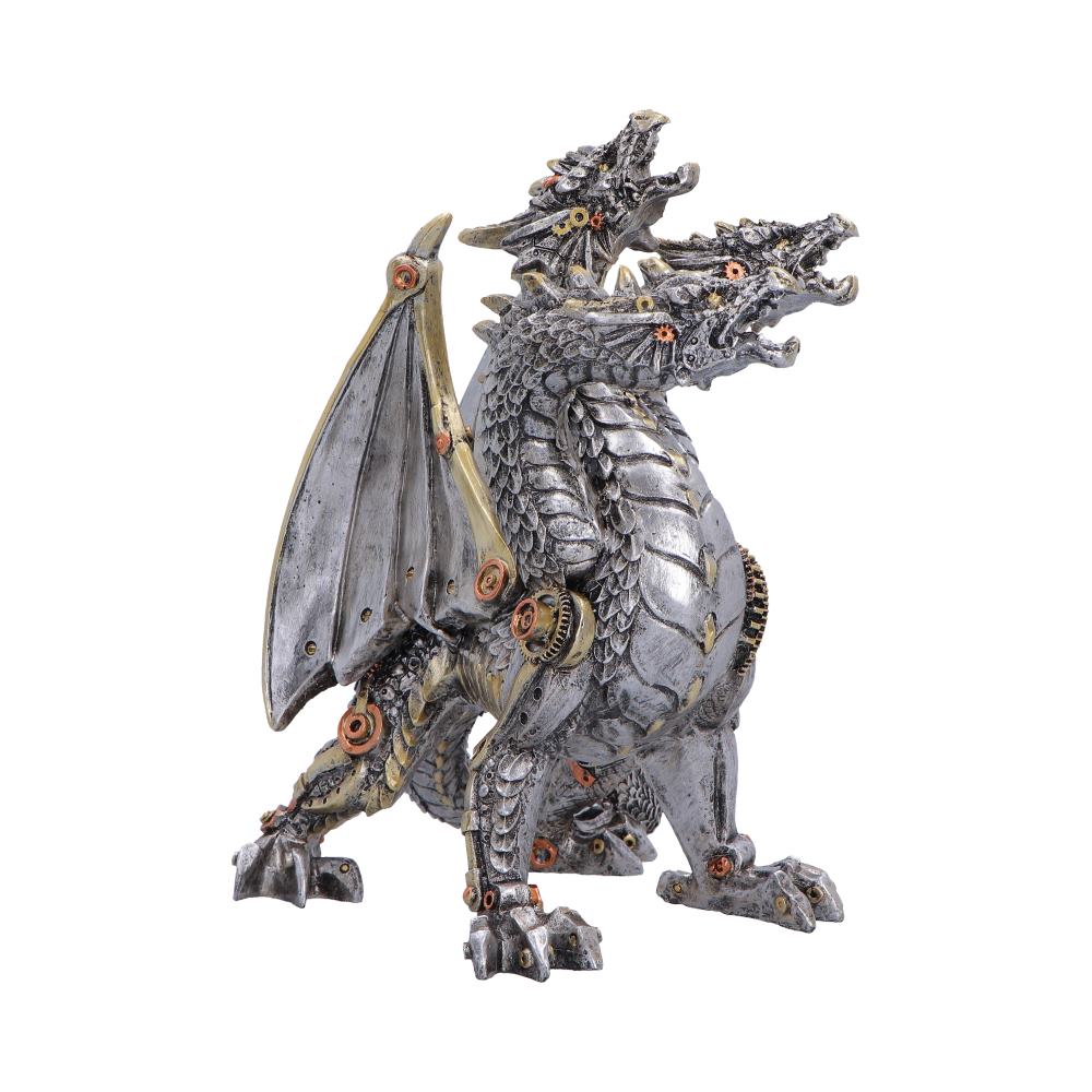 Nemesis Now Cogwork Trinity 23cm figurine featuring intricate steampunk-inspired mechanical design and detailed craftsmanship.