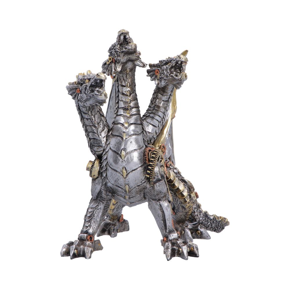 Nemesis Now Cogwork Trinity 23cm figurine featuring intricate mechanical design and detailed steampunk-inspired craftsmanship.