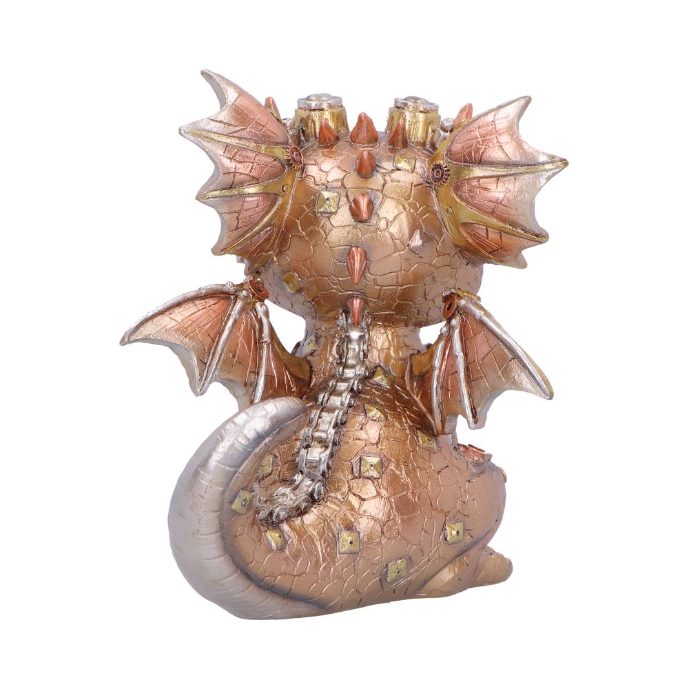 Gold Coglet figurine by Nemesis Now, 17.5cm tall, detailed collectible sculpture with intricate design and shiny gold finish.
