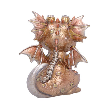 Gold Coglet figurine by Nemesis Now, 17.5cm tall, detailed collectible sculpture with intricate design and shiny gold finish.