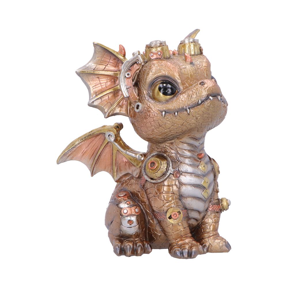 Gold Coglet figurine by Nemesis Now, 17.5cm tall, featuring intricate details and a fantasy-inspired design.