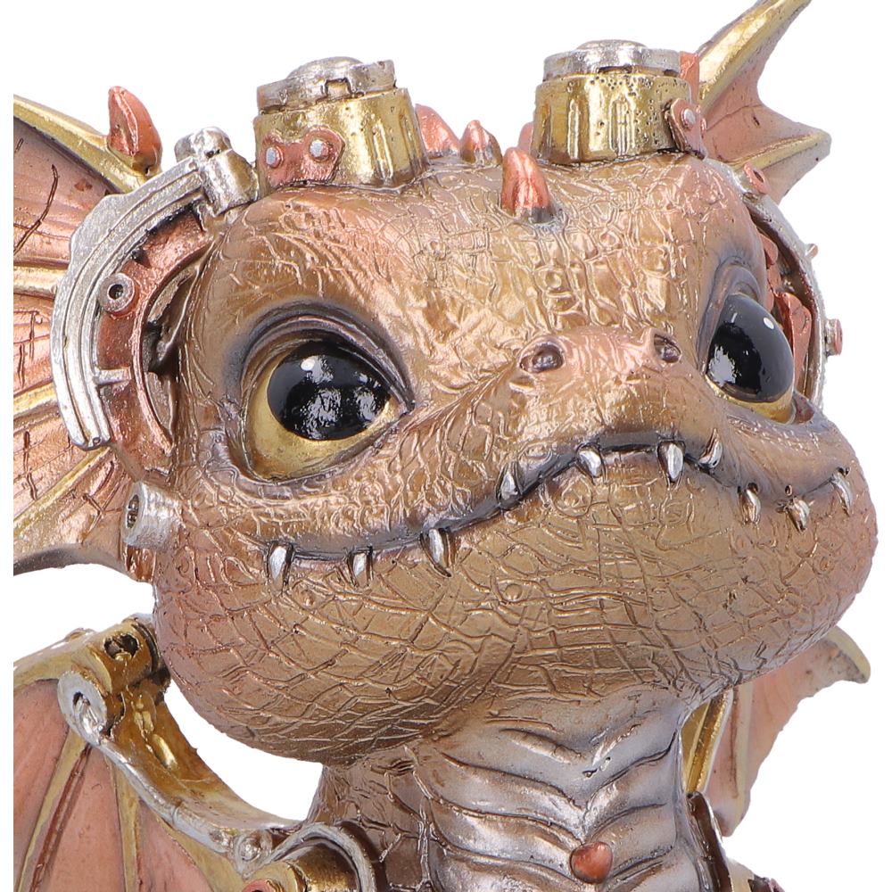 Nemesis Now Coglet figurine in gold, 17.5cm tall, detailed fantasy creature sculpture with intricate design and craftsmanship.
