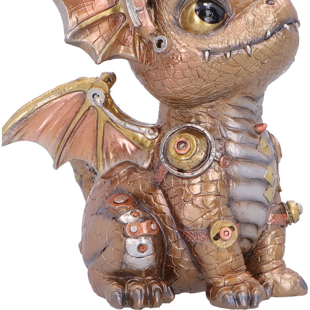 Nemesis Now Coglet figurine in gold, 17.5cm tall, detailed fantasy creature sculpture with intricate features.