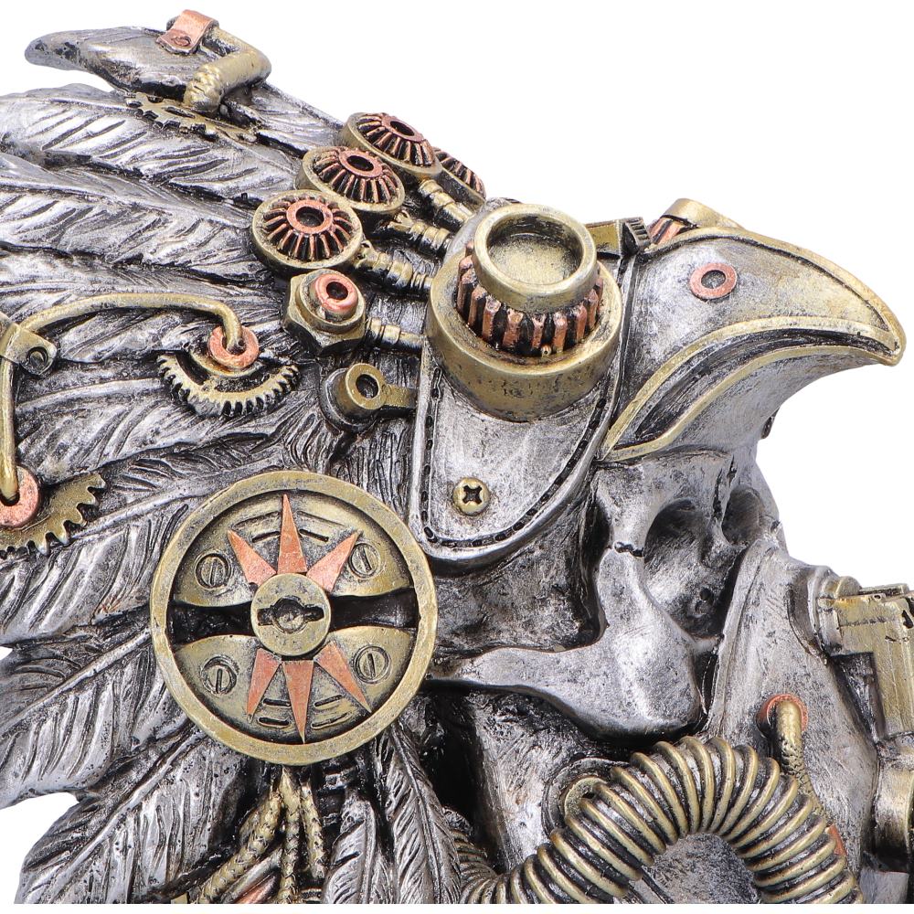 Nemesis Now Cogwork Chief figurine, 15.7cm, detailed steampunk-inspired mechanical character sculpture.