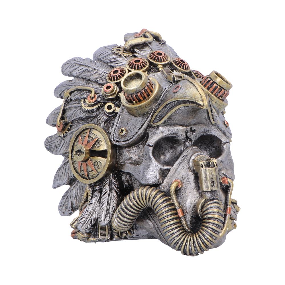 Nemesis Now Cogwork Chief figurine, 15.7cm tall, detailed steampunk-inspired mechanical character sculpture.