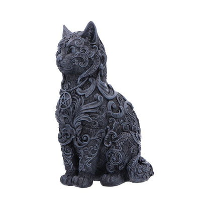 Black Hexbound Familiar figurine by Nemesis Now, 23cm tall, detailed fantasy creature sculpture with intricate design and mystical appearance.
