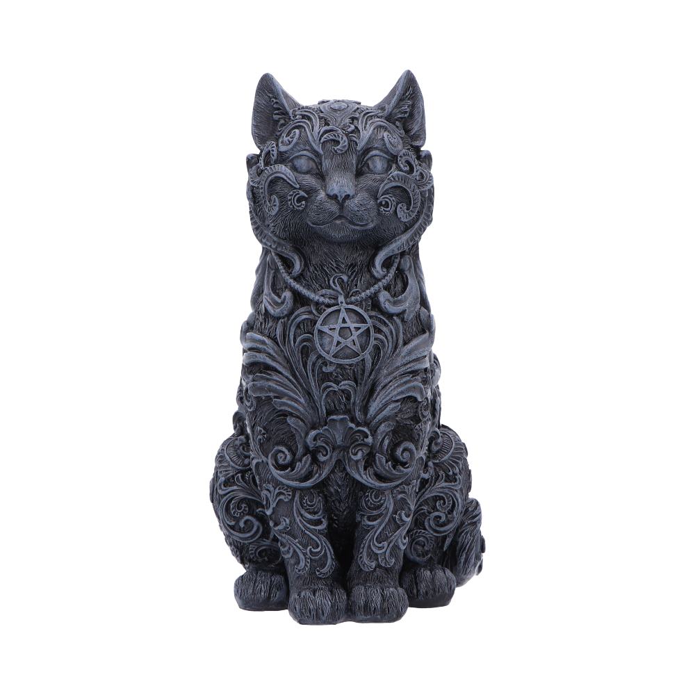 Black Hexbound Familiar figurine by Nemesis Now, 23cm tall, detailed black creature with mystical features, collectible fantasy figurine.