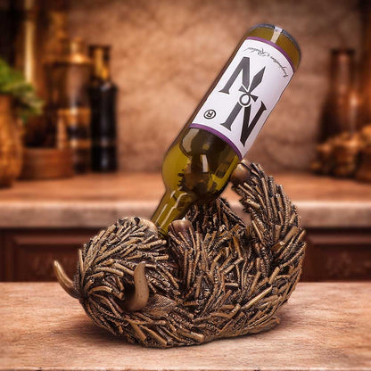 Gold Highland Cow Guzzler figurine by Nemesis Now, 17.8cm tall, featuring a detailed gold-colored Highland cow design.