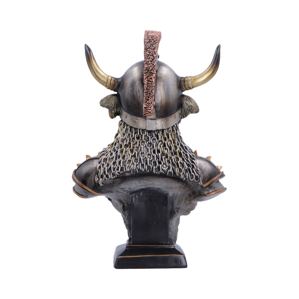 Nemesis Now Highland Guard figurine, 26.7cm tall, detailed fantasy warrior statue with armor and sword, collectible decorative piece.