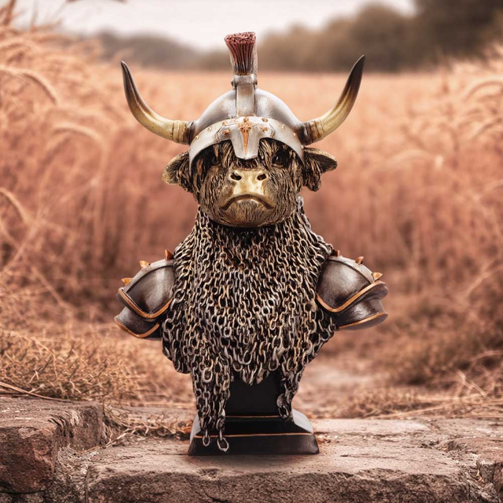 Nemesis Now Highland Guard figurine, 26.7cm, detailed medieval warrior sculpture with armor and sword, collectible fantasy figurine