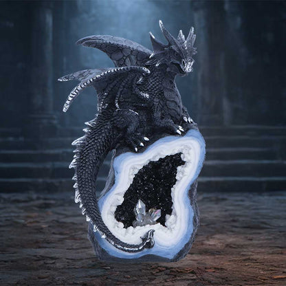Nemesis Now Shadow Crystal Keeper figurine, 20.8cm, detailed fantasy creature sculpture with shimmering crystal accents.