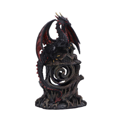 Nemesis Now Midnight Warden 23.5cm figurine featuring a detailed dark-themed warrior with intricate armor and weapon accents.