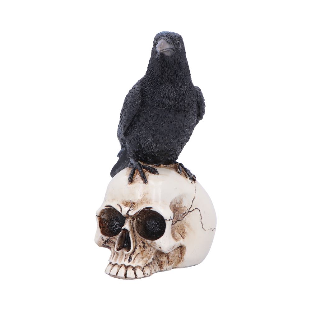 Nemesis Now Nevermore Vigil figurine standing 19.5cm tall, detailed fantasy collectible sculpture with dark, intricate design.