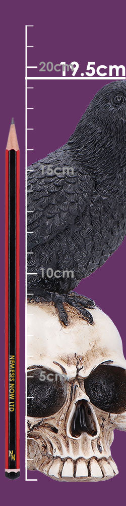 Nemesis Now Nevermore Vigil 19.5cm figurine featuring a detailed, dark-themed character with intricate design and craftsmanship.