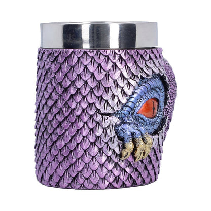 Small Nemesis Now The Watchers Thirst Tankard, 11.7cm tall, featuring detailed fantasy-themed design and a sturdy handle.