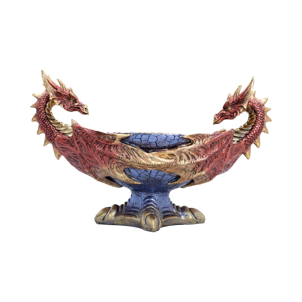 Nemesis Now Scaled Hoard figurine, detailed fantasy creature sculpture, approximately 18.7cm tall, with intricate design and vivid colors.