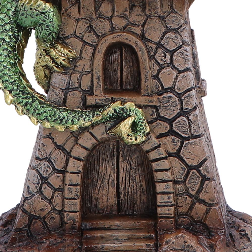 Nemesis Now Castle Keeper lamp, 24.4cm tall, decorative ceramic table lamp with gothic castle design and intricate detailing.
