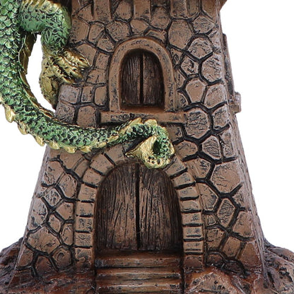 Nemesis Now Castle Keeper lamp, 24.4cm tall, decorative ceramic table lamp with gothic castle design and intricate detailing.