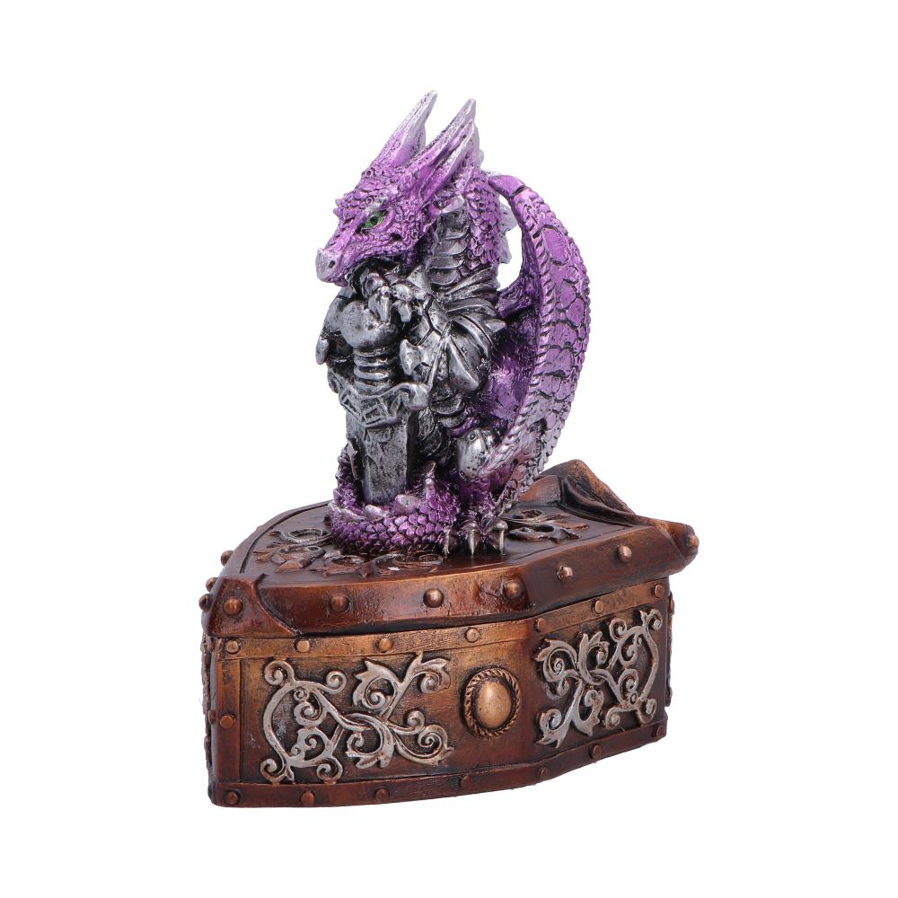 Purple Nemesis Now Hoard Protector Box, 13.8cm, with intricate design, used for storing valuable or collectible items.