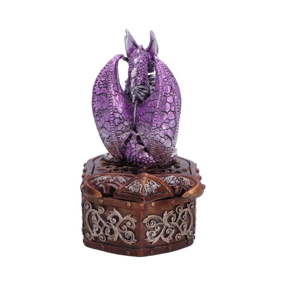 Purple Nemesis Now Hoard Protector Box, 13.8cm, with intricate design, used for storing valuable or collectible items.