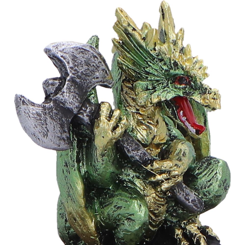 Green Hoard Defender Box by Nemesis Now, 10.5cm decorative storage box with intricate design and secure lid.
