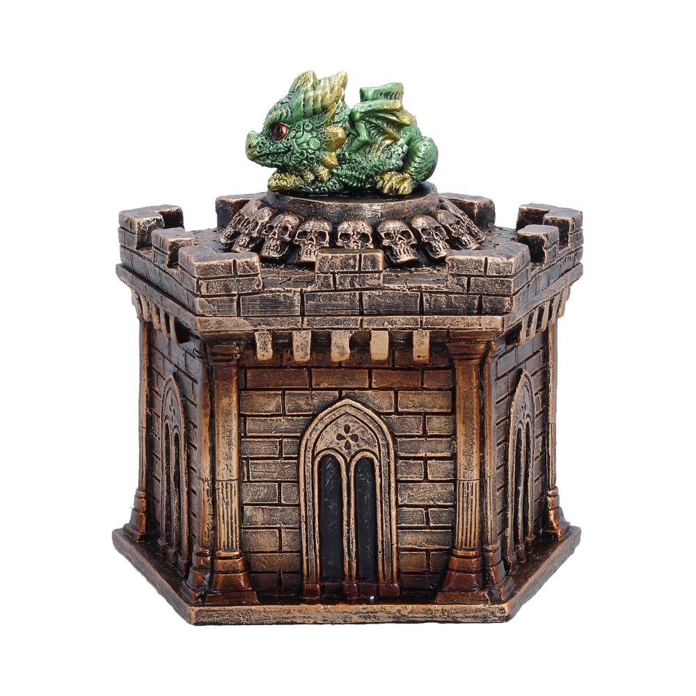 Nemesis Now Warden of the Crypt decorative box, 12.5cm, featuring detailed gothic design and dark crypt-themed artwork.