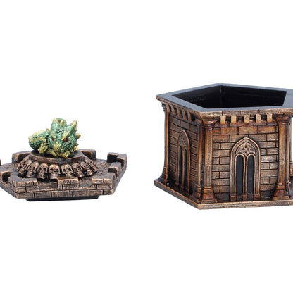 Nemesis Now Warden of the Crypt box, 12.5cm decorative storage box with dark, gothic design and detailed artwork.