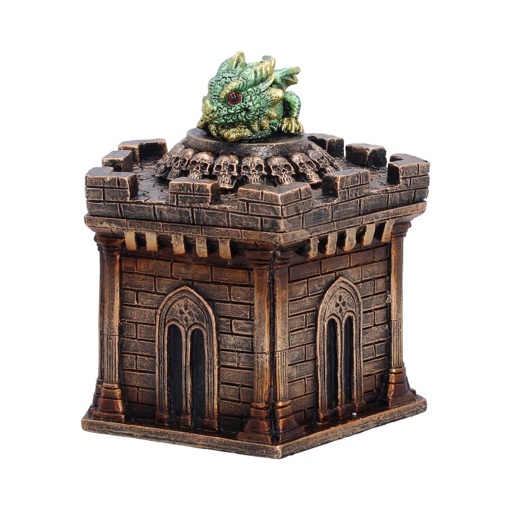 Nemesis Now Warden of the Crypt decorative box, 12.5cm tall, featuring gothic design and detailed sculptural artwork.