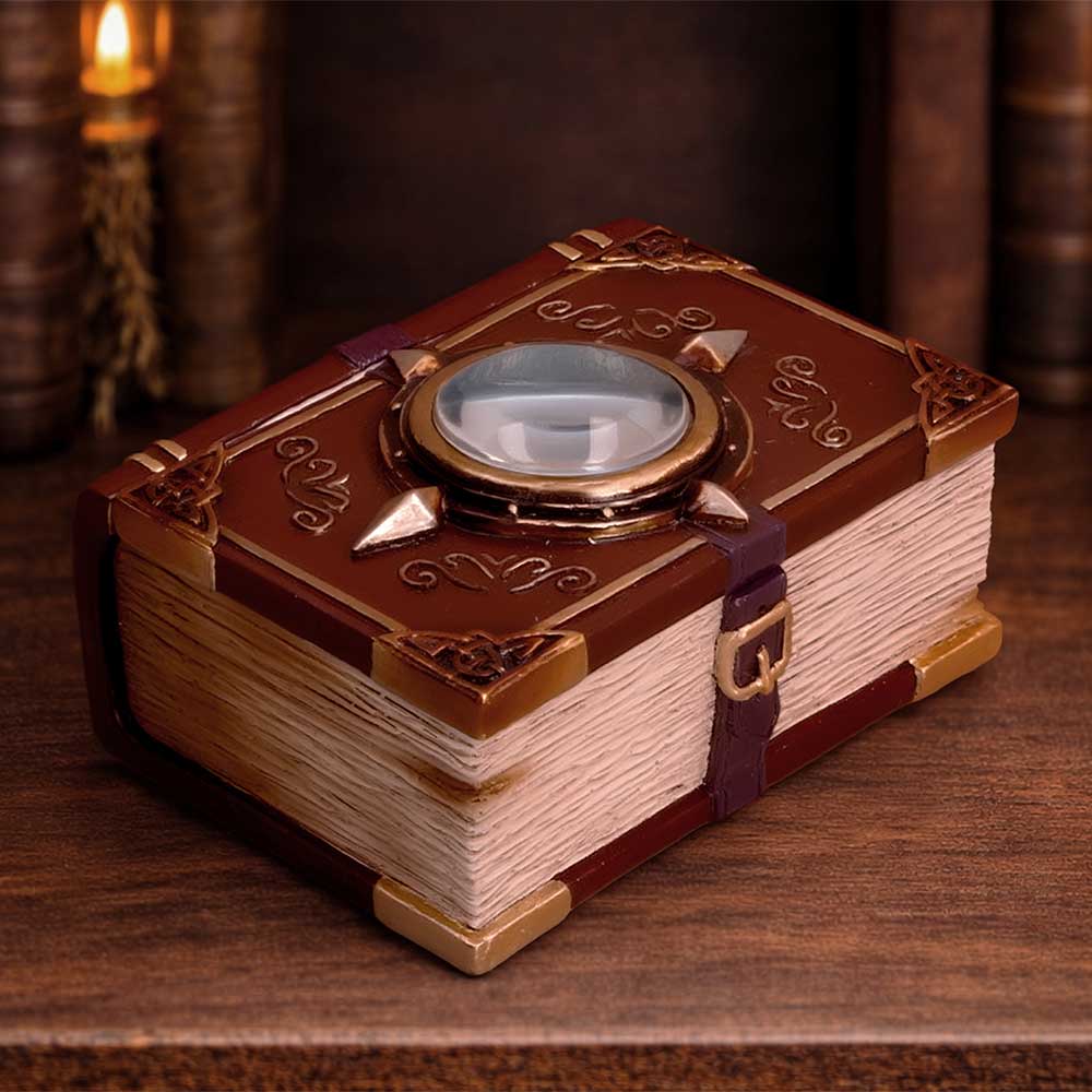 Nemesis Now Hidden Hoard Box, 6.4cm decorative storage box with intricate design and antique finish, perfect for collectible storage.