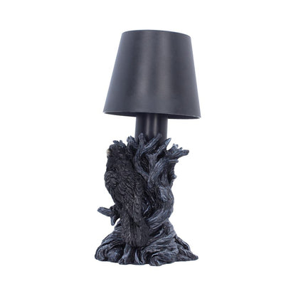 Nemesis Now Nevermore Lamp, 25cm, decorative lamp with dark, gothic design and intricate detailing, ideal for moody lighting.