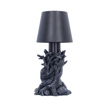 Nemesis Now Nevermore lamp, 25cm tall with a dark, gothic design, featuring intricate details and a spooky aesthetic.