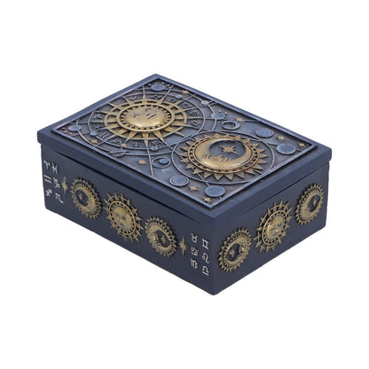 Nemesis Now Celestial Treasure Box, 5.8cm decorative box with celestial design and intricate details.
