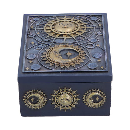 Nemesis Now Celestial Treasure Box, 5.8cm decorative storage box with celestial design and intricate details.