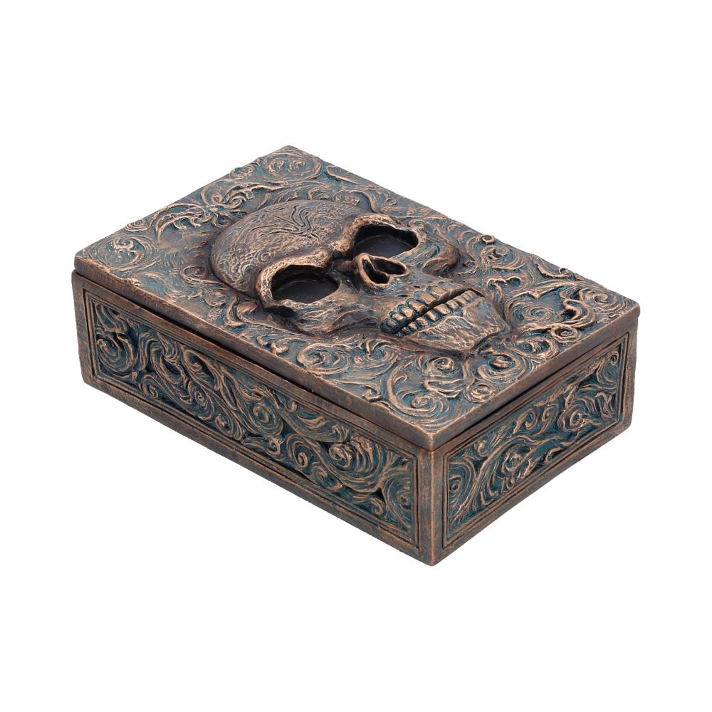 Nemesis Now Treasured Remains Box, 5.6cm, small decorative storage box with intricate design and detailed craftsmanship.