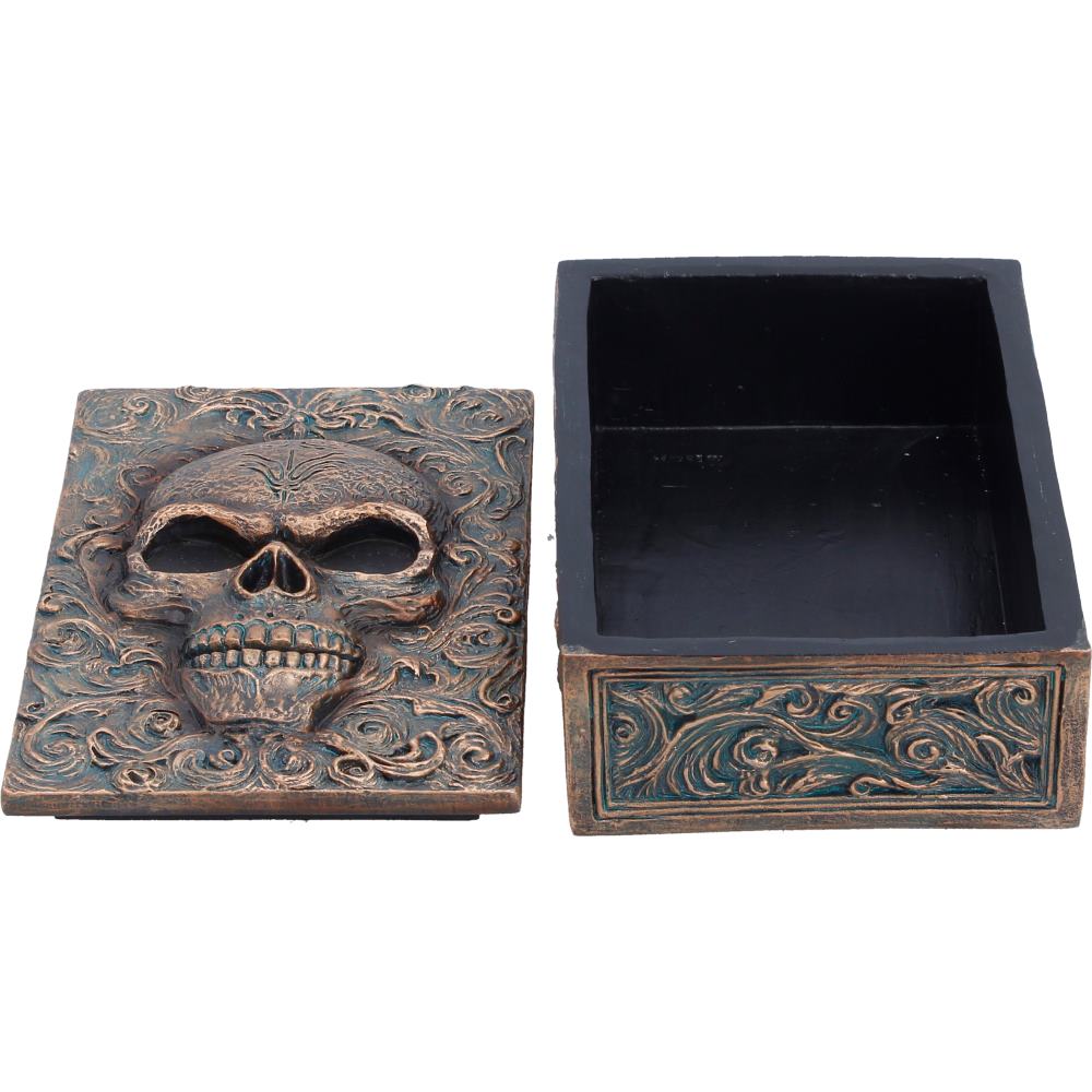 Nemesis Now Treasured Remains Box, 5.6cm, a small decorative container with detailed design and aged finish.