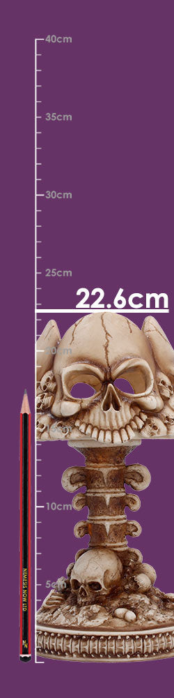Nemesis Now Last Light Lamp, 22.6cm tall, featuring a detailed lamp design with a dark, gothic style.