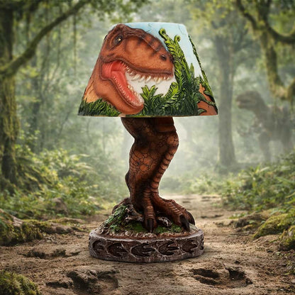 Nemesis Now Tyrannosaurus Rex lamp, 23cm tall, featuring a detailed T-Rex figure serving as a quirky, decorative lamp.