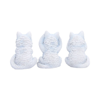 Nemesis Now Three Wise Wolf Pups figurine, 9cm tall, detailed sculpture of playful wolf pups in natural poses.